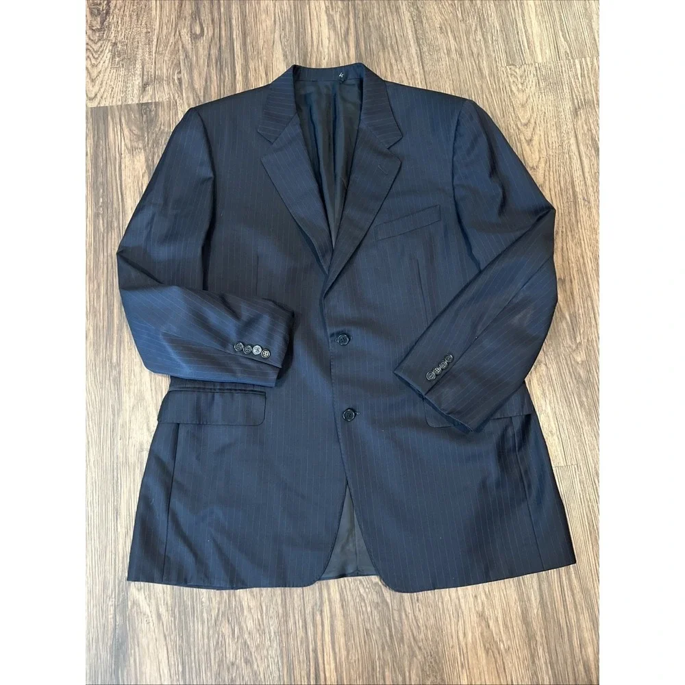 Canali Men's Sport coat 54L EU Super 120s 100% wool made in italy blazer